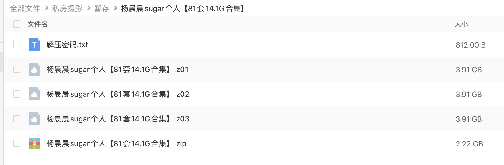 秀人網xiuren楊晨晨sugar私房寫真分享【81套14.1G合集】 百度網盤插圖1