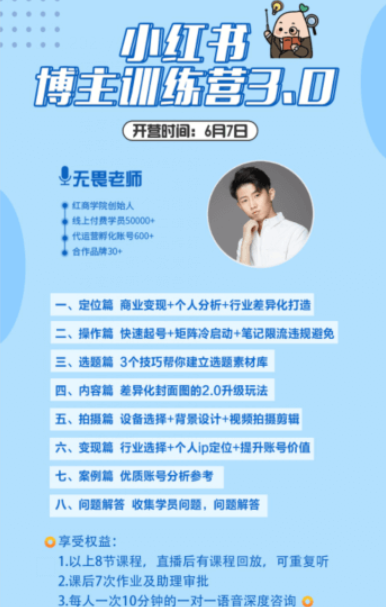 紅商學院：小紅書博主訓練營3.0價值998元-百度云分享_趣資料教程資源