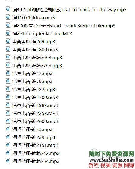 320K無(wú)損車(chē)載流行MP3音樂(lè)舞曲+MP4視頻神曲，共42G幾千首打包分享_趣資料教程資源插圖20