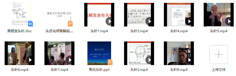 針灸：焦順發~焦氏頭針培訓班高清視頻14.64G含課件_百度云網盤視頻教程插圖1