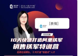 銷售鐵軍訓練營·10天快速打造阿里鐵軍價值899元-百度云網盤資源教程