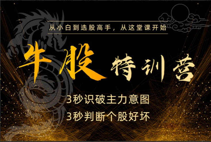 無為李棟老師《牛股特訓營》從小白到選股高手_百度云網盤視頻課程