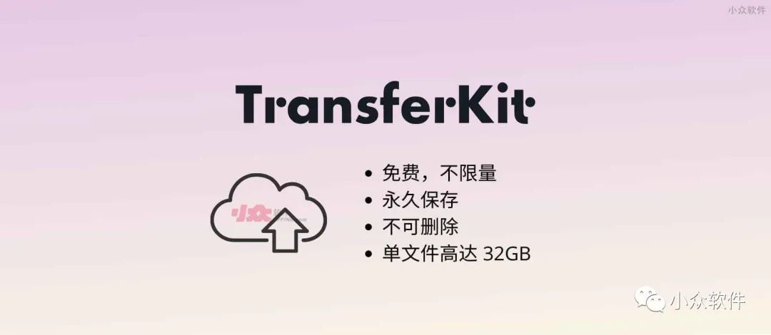 TransferKit?是一個在線云存儲服務（網盤）插圖