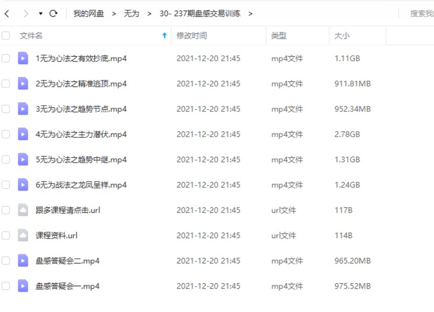 無(wú)為心法之《交易盤(pán)感特訓(xùn)營(yíng)》237期