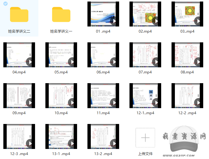 楊國正最新生肖姓名學網絡班視頻 13集+2套講義