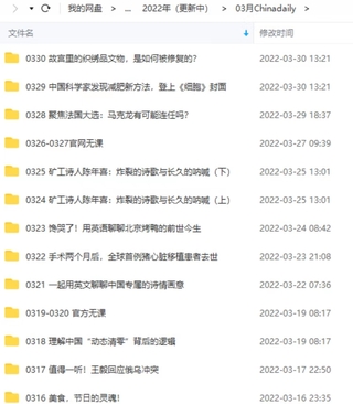 【英語更新】《China Daily 精讀計劃》百度云分享