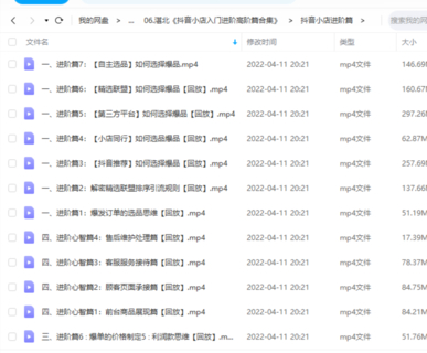 【電商會(huì)員上新】湛北《抖音小店入門進(jìn)階高階篇合集》