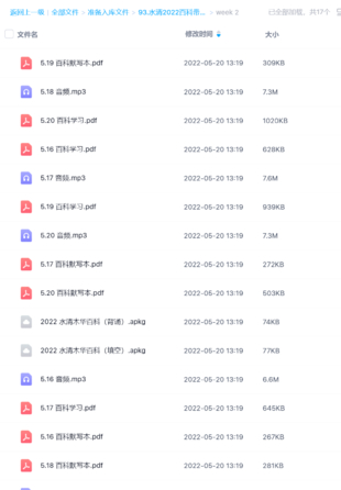 【英語上新】93.水清2022百科帶背班5.9-7.7