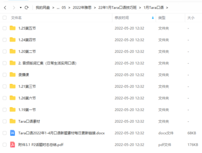 【英語上新】22年1月Tara口語技巧班