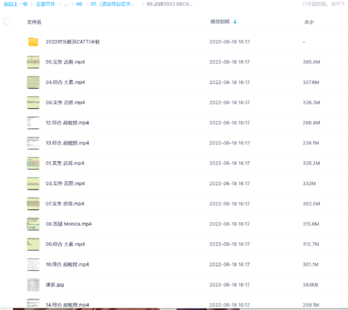 武峰2022.06CATTI沖刺【網盤分享】