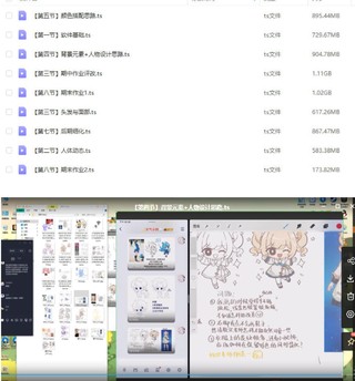 小定噗噗可愛Q版人物創作2022年【畫質不錯只有視頻】