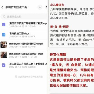 敏真道長茅山古方技法二期網盤分享