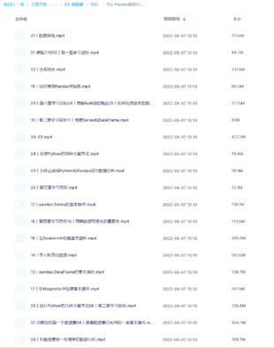 【極客時間】Pandas數據分析實戰