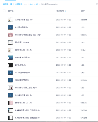 老浮procreate插畫（網盤分享）