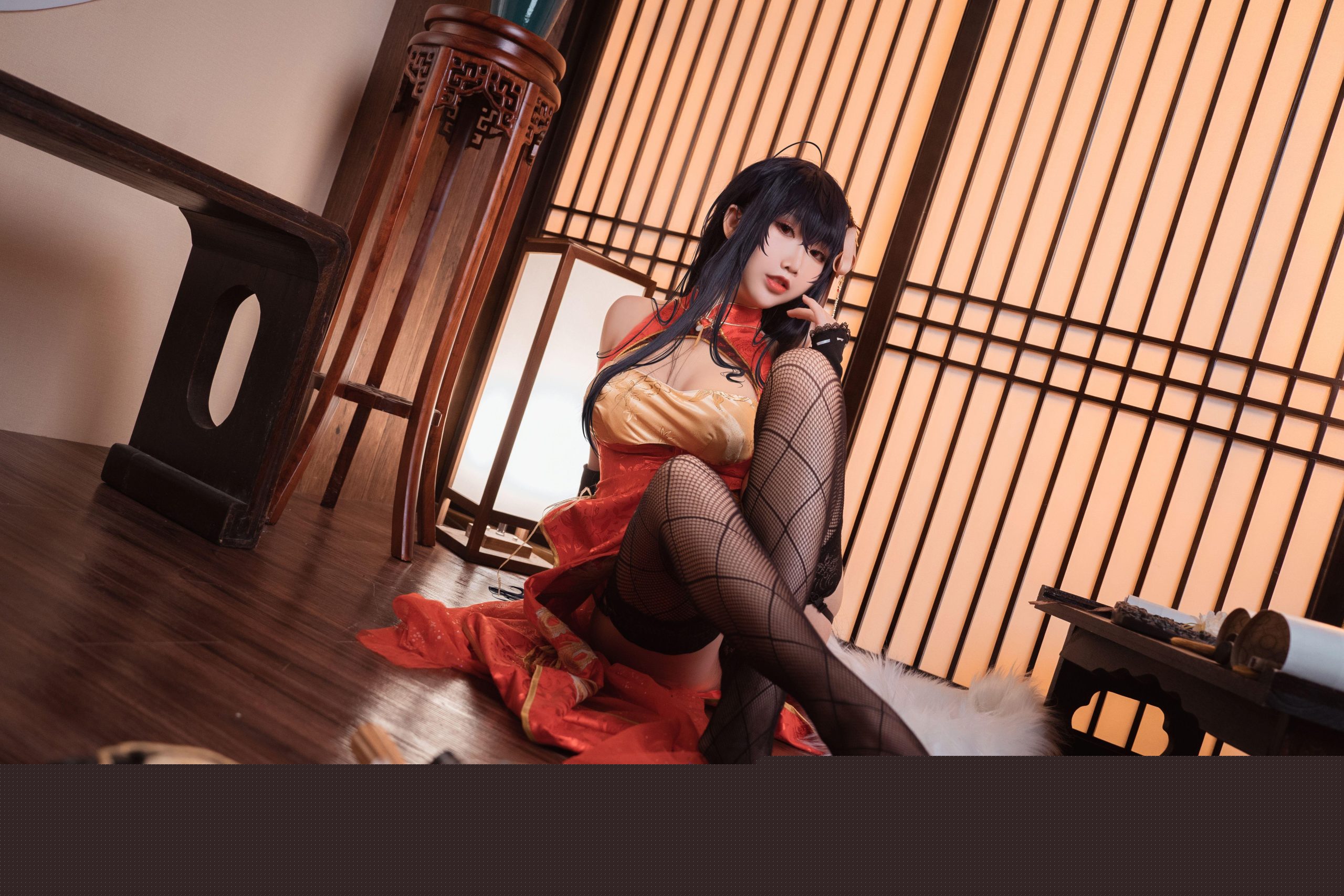 碧藍(lán)航線大鳳旗袍COS圖（CN：面餅仙兒）