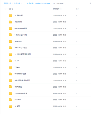 msb022-ZooKeeper【馬士兵教育】