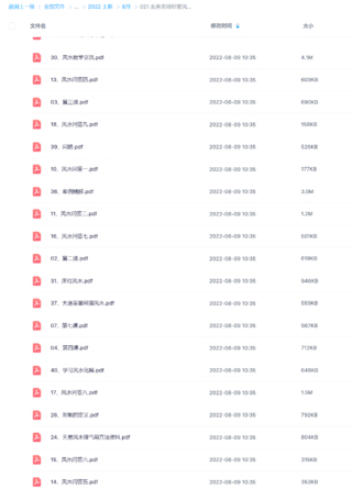 玄真老師形家風水教學講義等41份網盤分享