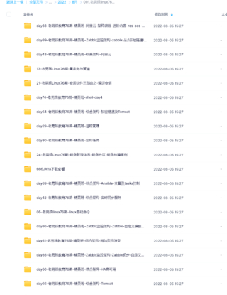 老男孩linux76期 2021年完結版高清視頻課程【完結】