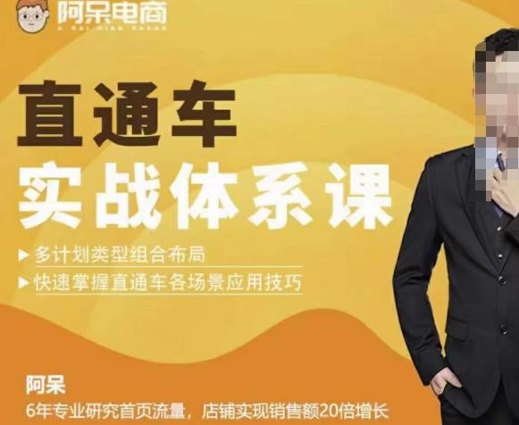 直通車實(shí)戰(zhàn)體系課：多類型組合布局掌握直通車各場(chǎng)景技巧