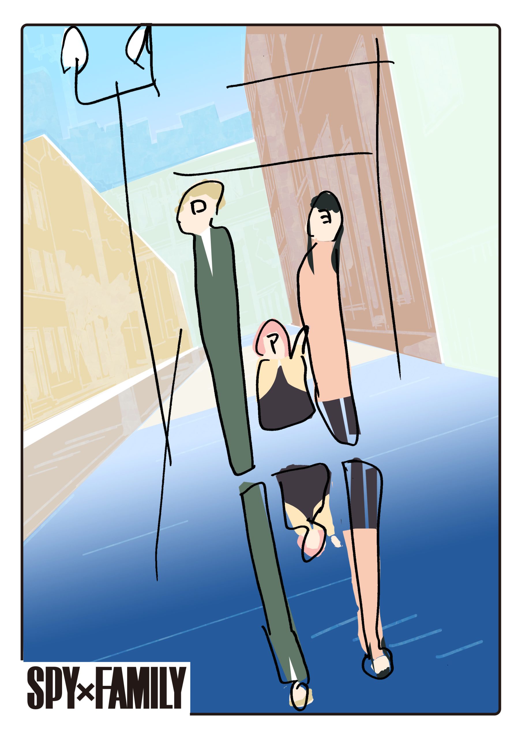 《間諜過家家2》吉野裕行 繪制主視覺圖