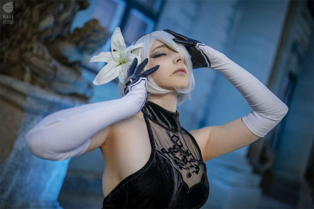 超好看的《尼爾：機械紀元》2B COS圖（CN：Mikomi Hokina）