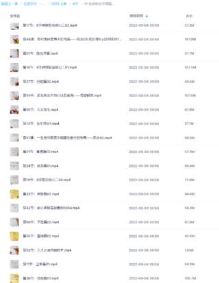 生肖姓名學課程視頻52集網盤分享