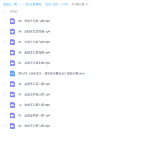 周心羽-《金鎖玉關、居家風水看吉兇》視頻10集