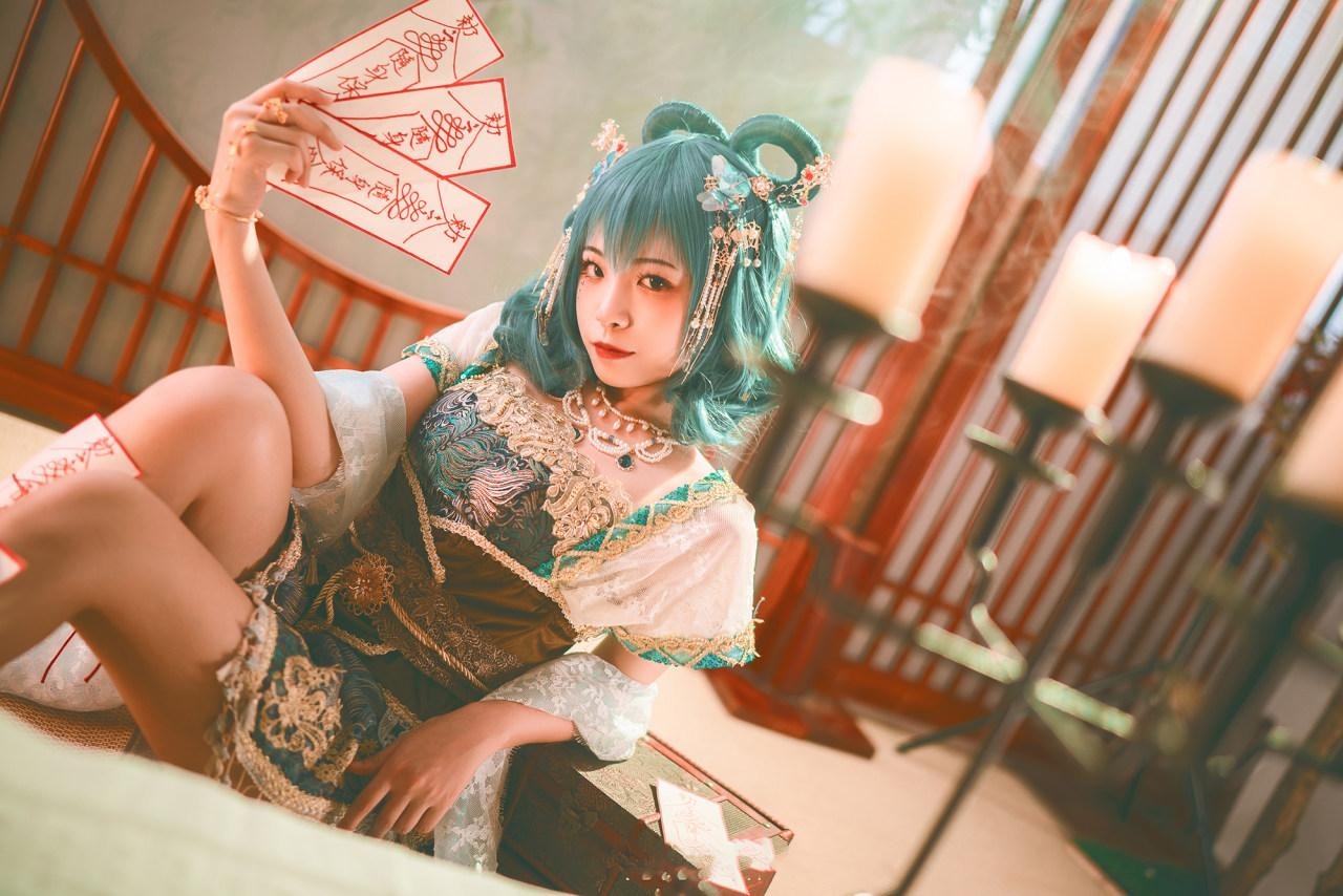 《東方project》霍青娥cosplay（CN：冉冉不甜v）