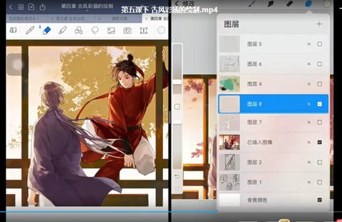 繪了個弦2022年1月古風(fēng)古韻唯美插畫基礎(chǔ)【畫質(zhì)不錯只有視頻】