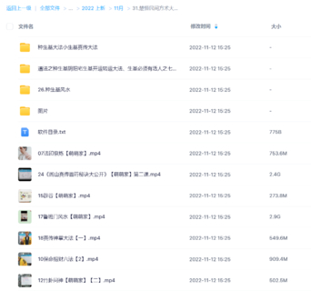 楚恒民間方術(shù)大全24集！