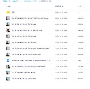 楚恒顧東海《通天法術(shù)奇門》奇門風(fēng)水改旺法視頻10集