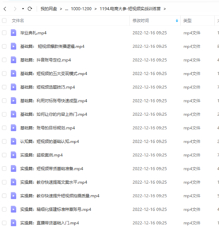 電商大參-短視頻實(shí)戰(zhàn)訓(xùn)練營(yíng)