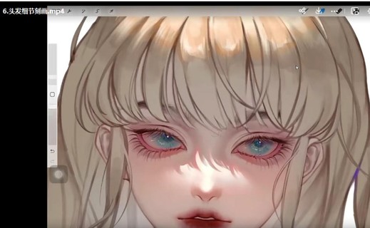 glori ash2022微寫實美型人物頭像特訓班第一季【畫質還行有筆刷】