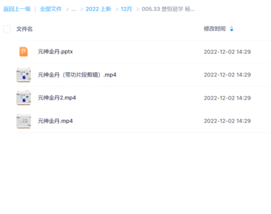 楚恒易學 楊三七 元神金丹