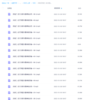 許銓仁-欽天四化飛星斗數高級班課程錄音100多小時+論命十講義