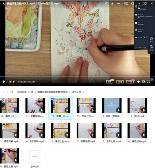 森晚2022水彩治愈膠帶系統課夢想營第三期【畫質不錯只有視頻】