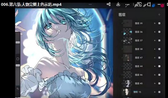 斑馬MU日系iPad人物創作班2022年4月【畫質高清只有視頻】