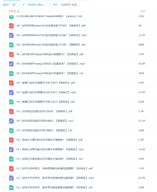 【極客時間】快手·音視頻技術入門課
