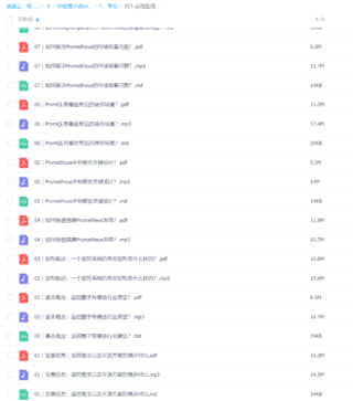 【極客時間】221-運維監控系統實戰筆記