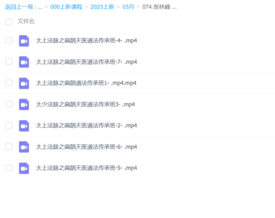 張林峰 太上法脈之扁鵲天醫道法傳承班—圓融篇 視頻7集