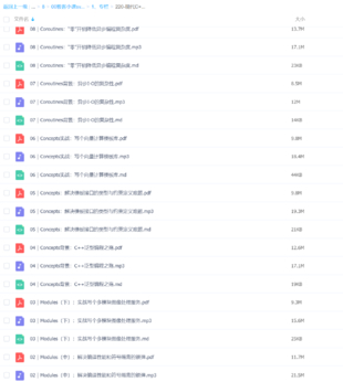【極客時間】220-現代C++20實戰高手課