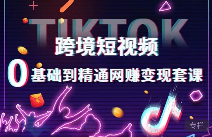 跨境短視頻TIKTOK 0基礎(chǔ)網(wǎng)賺變現(xiàn)，跨境短視頻獨立站帶貨變現(xiàn)技巧百度網(wǎng)盤