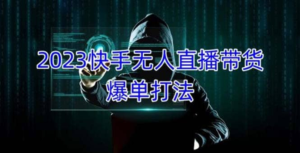 2023快手無人直播帶貨爆單教程，可批量放大操作百度網盤插圖