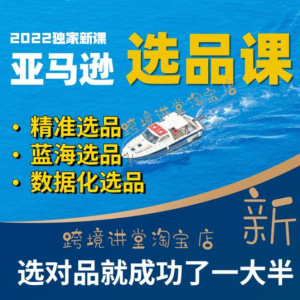 跨境人都在學的亞馬遜選品課，讓你從0成長為產品開發高手百度網盤插圖