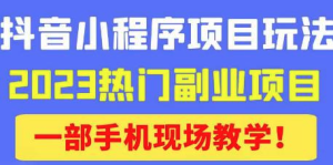 抖音小程序9.0新技巧，2023熱門副業項目，輕松變現百度網盤插圖