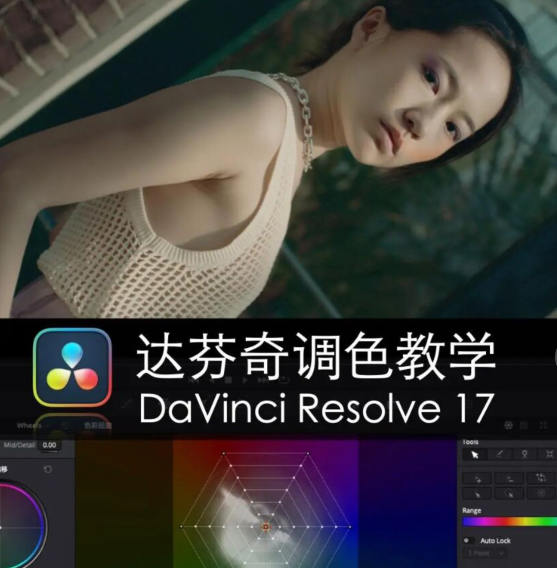 舞光弄影達芬奇調色教學DaVinci Resolve17速成教學大師指南課百度網盤