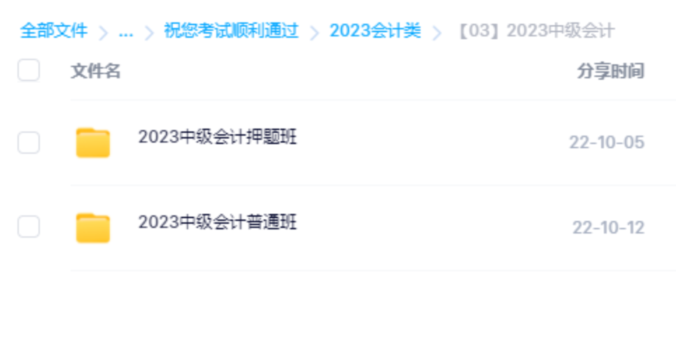 中級會計師2023年最新復習備考視頻資料匯總