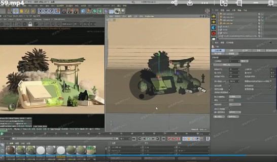 士氣集團C4D一年級2022年6月【畫質還行有大部分素材】