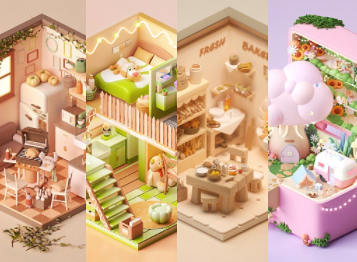 niaoniao第23期C4D+OC渲染2023年2月結課百度網盤