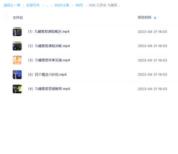 王羅凌 九曜星君道家秘術(shù)講座5集